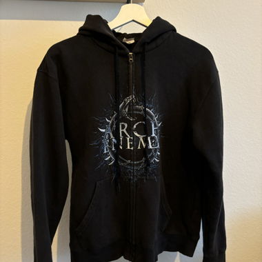 Felpa con Cappuccio Arch Enemy Metal Merch Taglia S