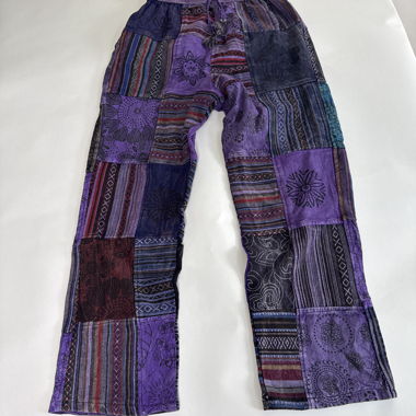 Patchwork-Hippie-Baumwollhose