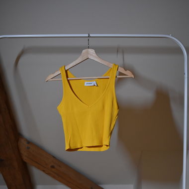 Croptop von Weekday