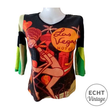 Vintage-Top von Custo Barcelona, 98er, Y2K farbig