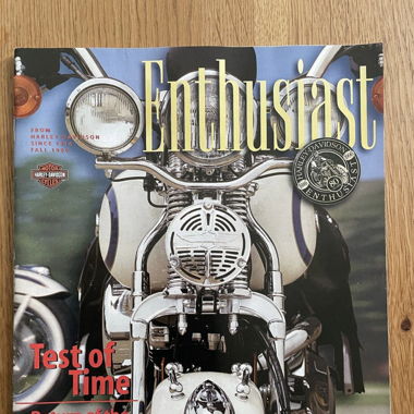 Enthusiast Harley Davidson Zeitschrift 1986
