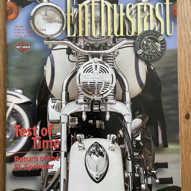 Enthusiast Harley Davidson Zeitschrift 1986