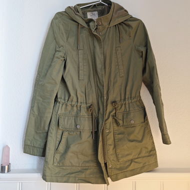 Parka verde oliva