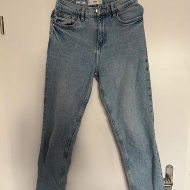JEANS MOM AZZURRE CHIARE