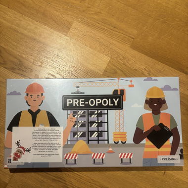 Pre-opoly board game 
