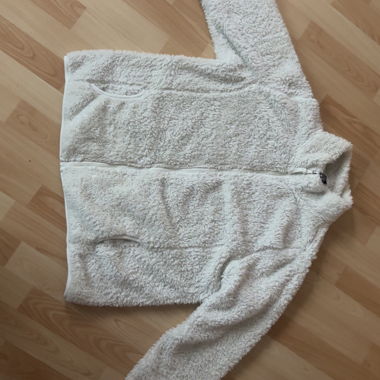 Veste Teddy duveteuse blanche