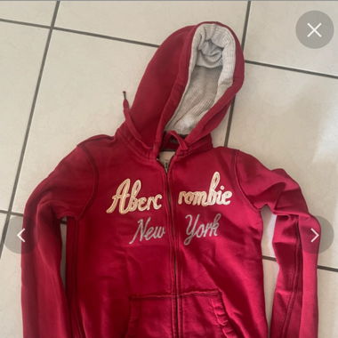 Pull capuche à zip Abercrombie & Fitch