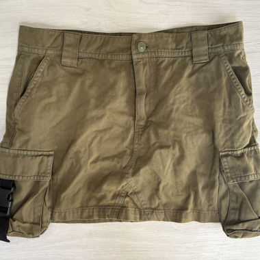 Gonna mini cargo kaki