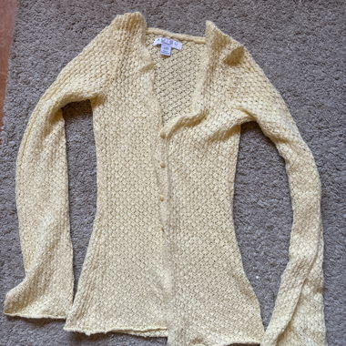 Cardigan en tricot AMISU crème