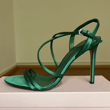 Escarpins à brides - Vert émeraude