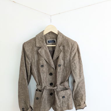 Leinenjacke von C&A Gr.36 100% Leinen