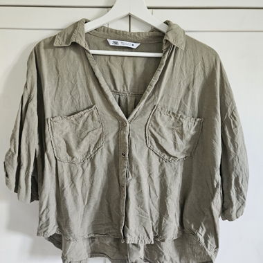 Blusa di lino ZARA