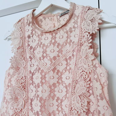 Pastel pink blouse