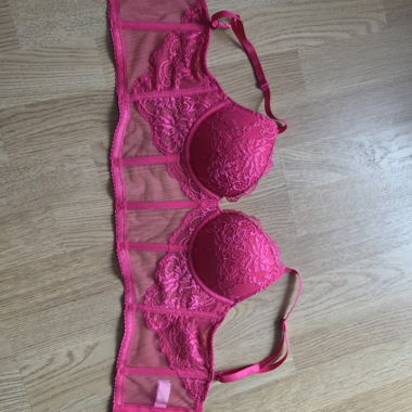 Reggiseno corsetto rosa