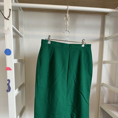 Green pencil skirt