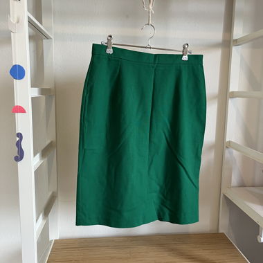 Green pencil skirt