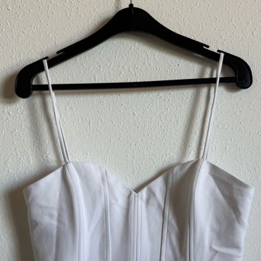 Zara weisses Korsett Oberteil