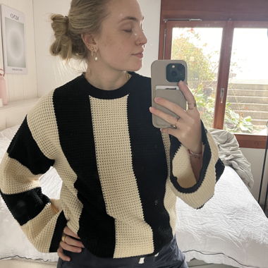 maglione nero/bianco