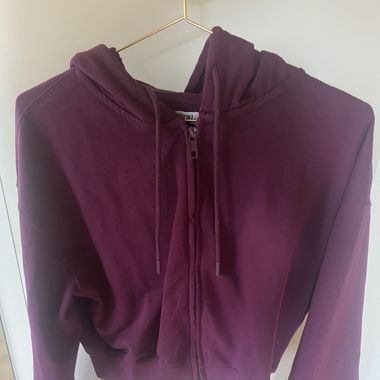hoodie jacke gecropt