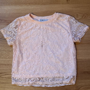 Pink lace T-shirt
