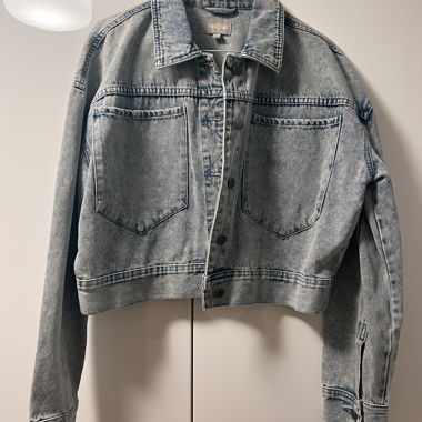 Veste en jean claire