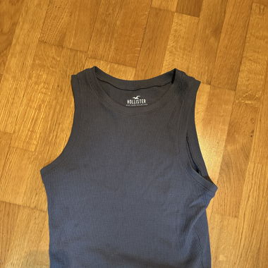 Blau/graues Tanktop
