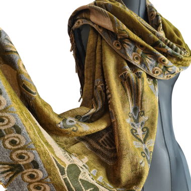 Pashmina Scarf Synthetic Egyptian Patterns