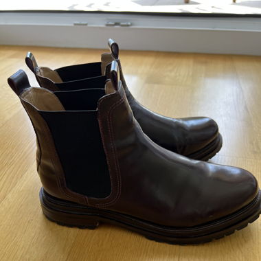 Hudson burgundy leather Chelsea boots - Women - 39
