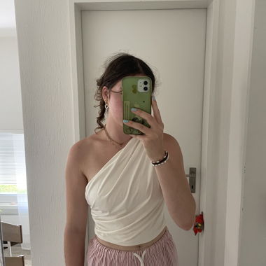 One-Shoulder Crop Top