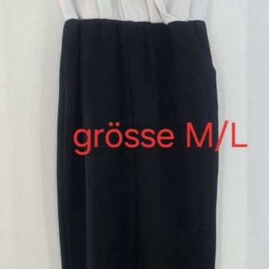 Combinaison m/l noir-blanc