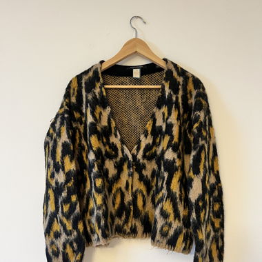 Scotch & Soda Animal Print Cardigan