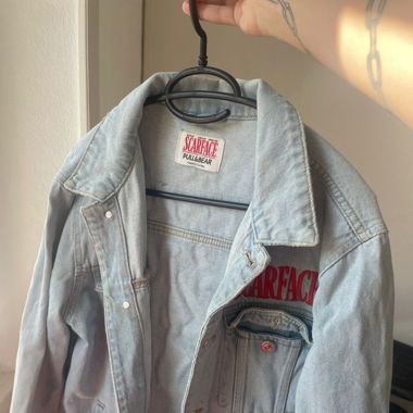 Veste jeans scarface