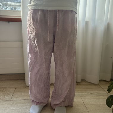 getreifte Stoffhose, Bershka