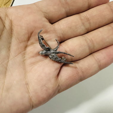 Vintage Brooch 835 Silver