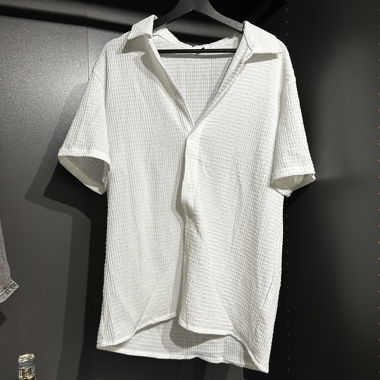 Chemise homme manches courtes blanche M