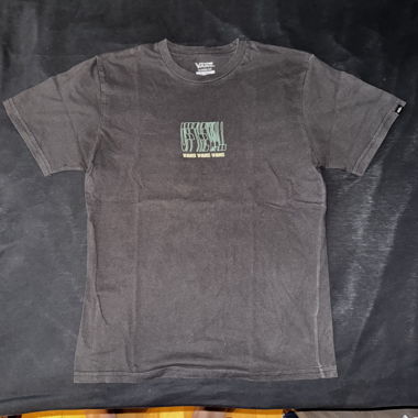 T shirt vans noir et vert