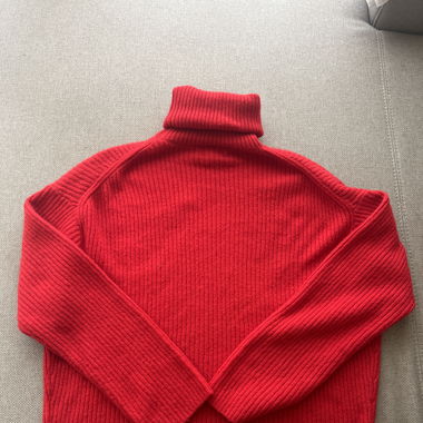 Rollkragen Pulli, rot, H&M