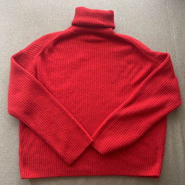 Red Turtleneck Sweater, H&M
