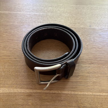 Ceinture en cuir marron