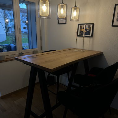 Table à manger en bois