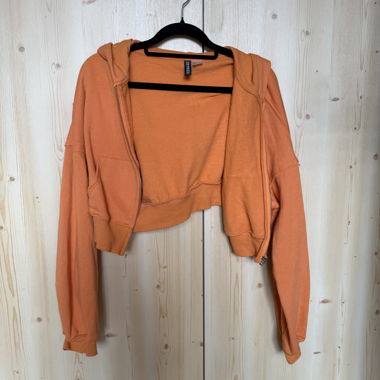 Hoodie court orange