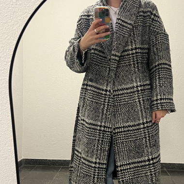S. Oliver coat in grey melange