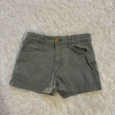 Short in denim kaki