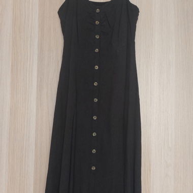 Black button-down dress & Other Stories