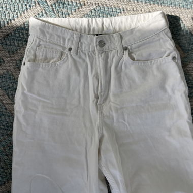 White jeans