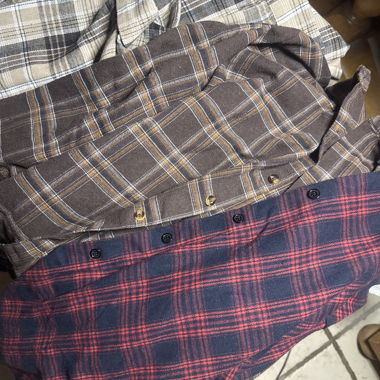 Tris di camicie vintage a quadri