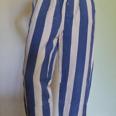 Striped Wide-Leg Pants