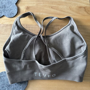 Soutien-gorge de sport TEVEO brun
