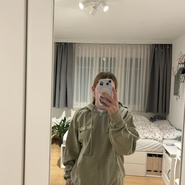 Mintgrüne Jacke 