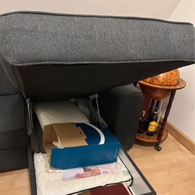 L-förmiges Sofa mit ausziehbarem Bett